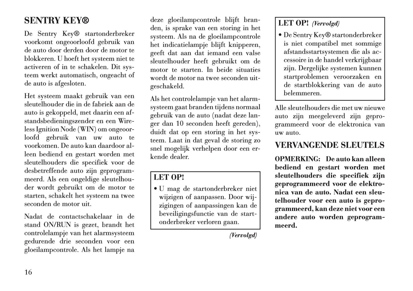 2011-2015 Lancia Voyager Owner's Manual | Dutch
