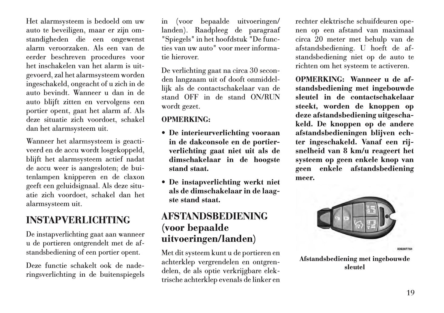 2011-2015 Lancia Voyager Owner's Manual | Dutch