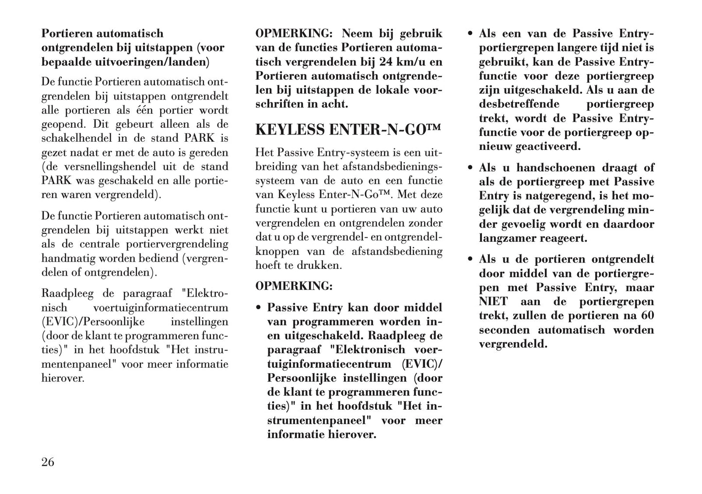 2011-2015 Lancia Voyager Owner's Manual | Dutch