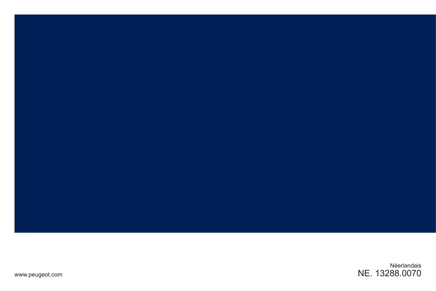 2013-2014 Peugeot 2008 Owner's Manual | Dutch