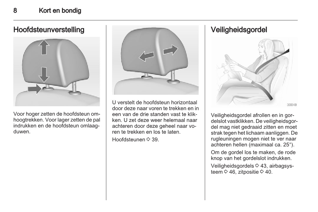 2012-2014 Chevrolet Cruze/Cruze Station Wagon Owner's Manual | Dutch