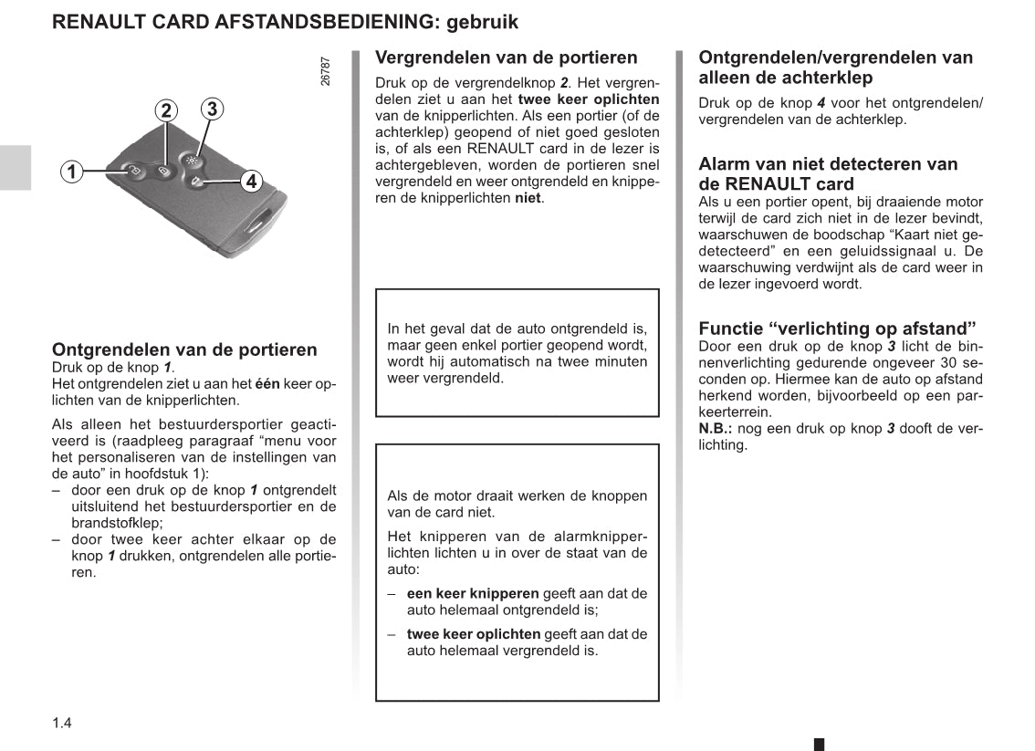 2015-2016 Renault Clio Bedienungsanleitung | Niederländisch