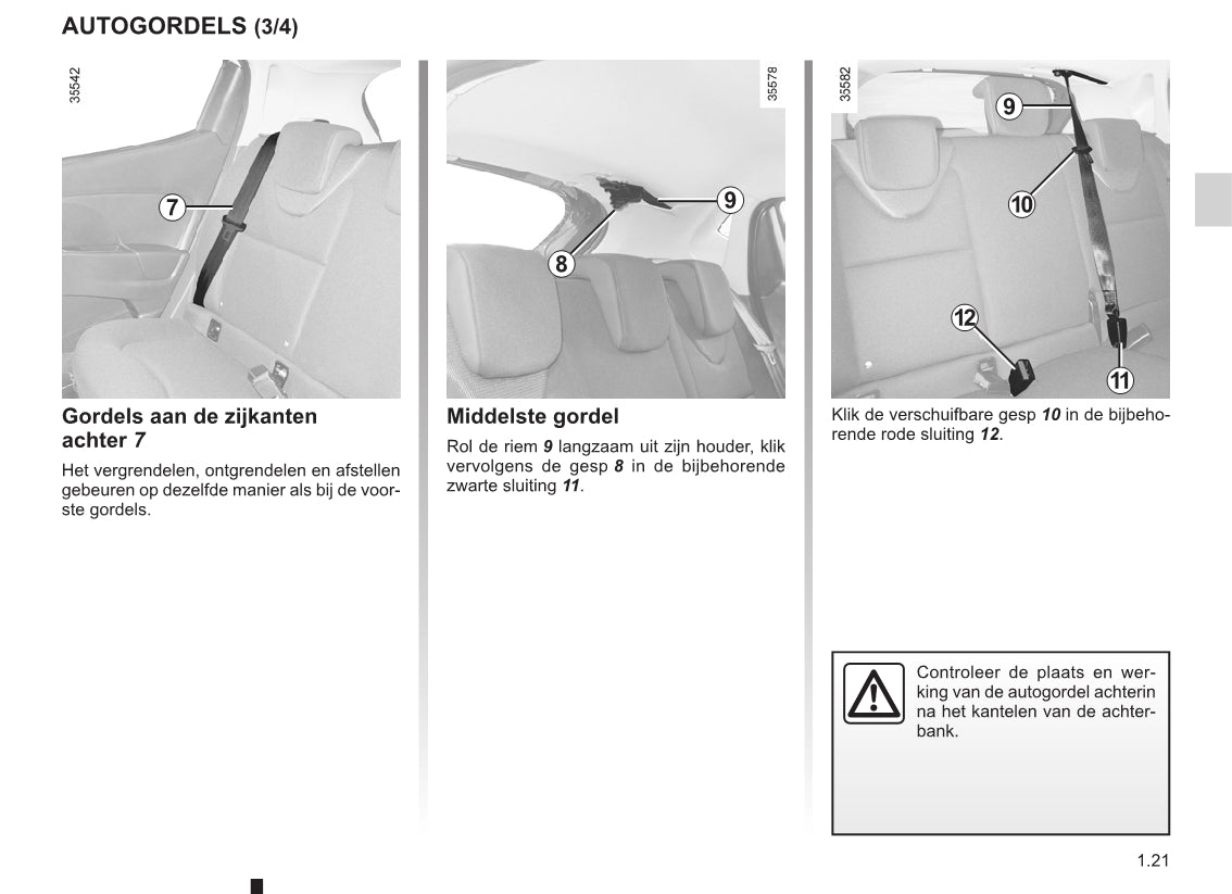 2015-2016 Renault Clio Bedienungsanleitung | Niederländisch