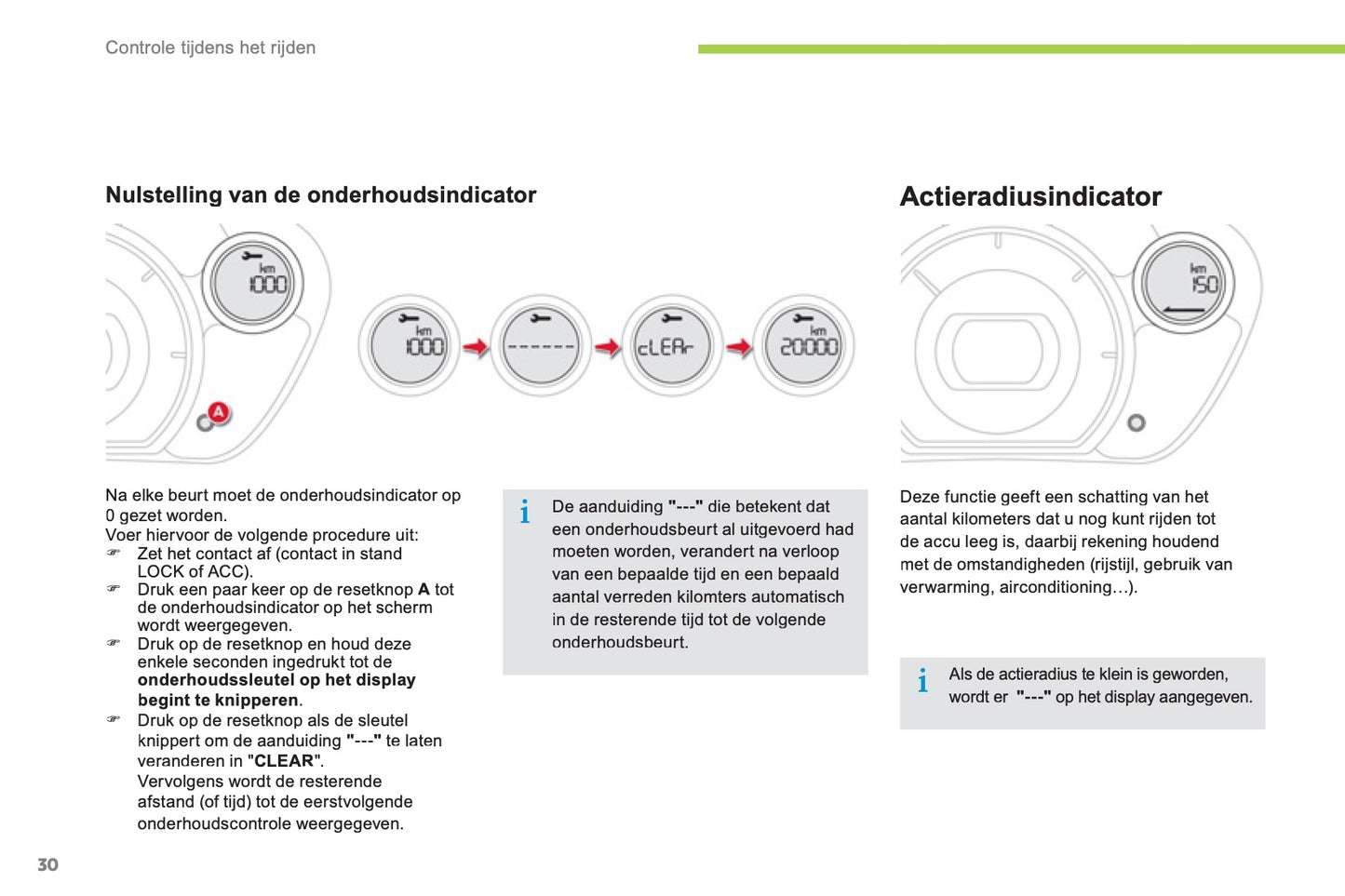 2012-2014 Citroën C-Zero Owner's Manual | Dutch
