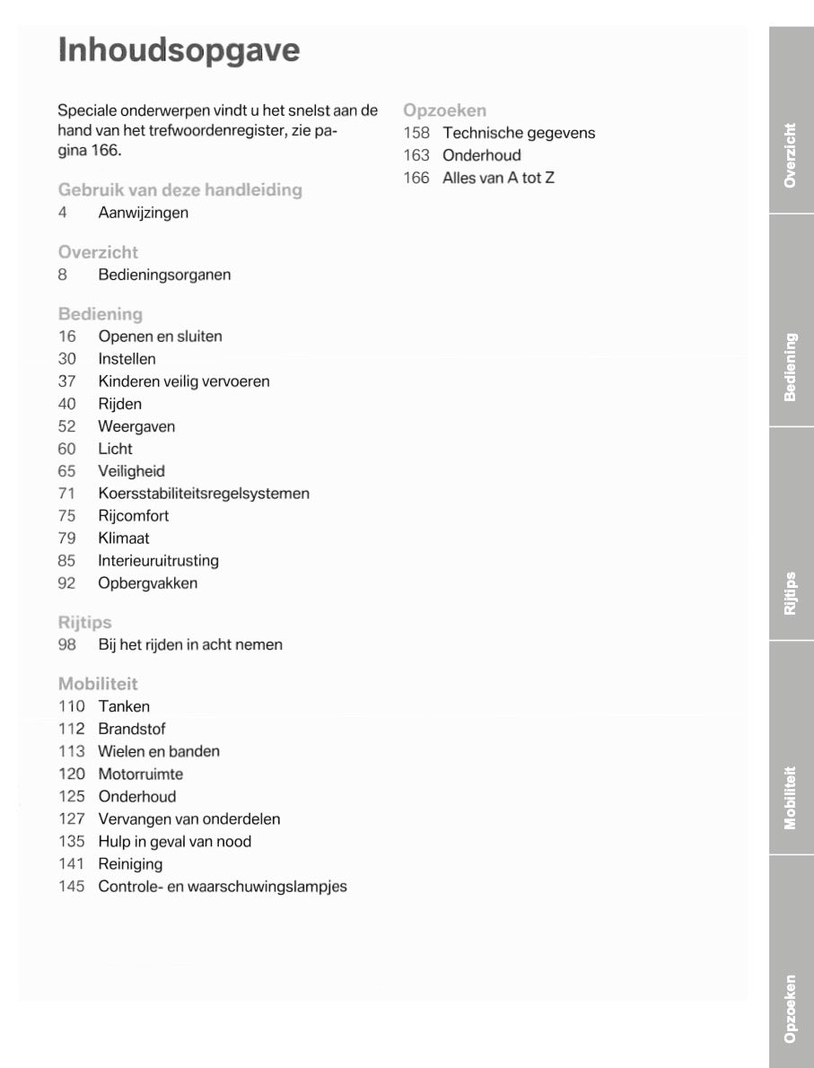 2011-2012 BMW X1 Owner's Manual | Dutch