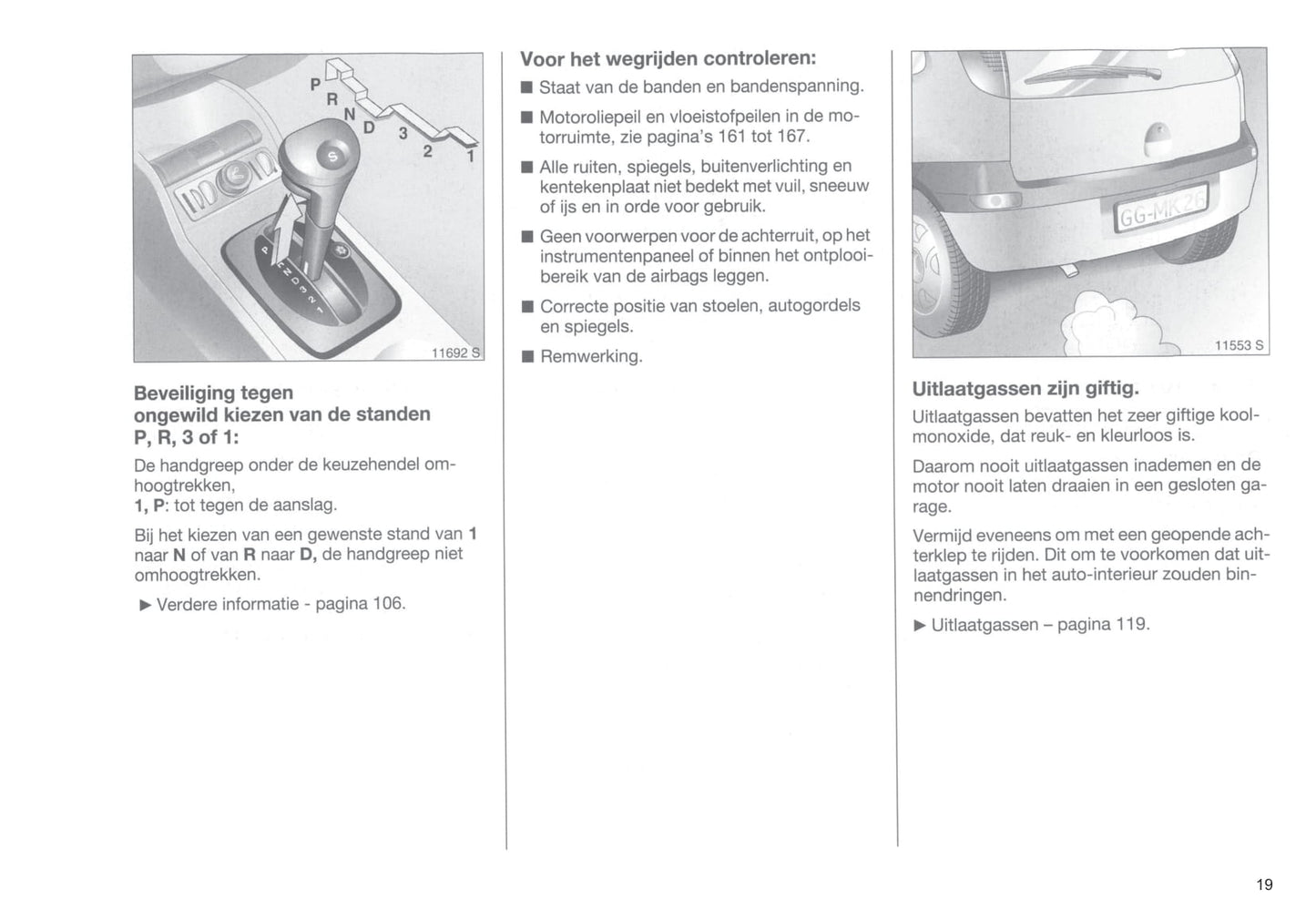 2000-2003 Opel Corsa Bedienungsanleitung | Niederländisch