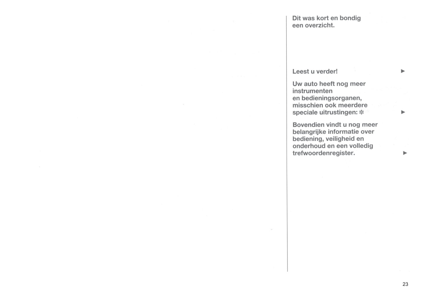 2000-2003 Opel Corsa Bedienungsanleitung | Niederländisch