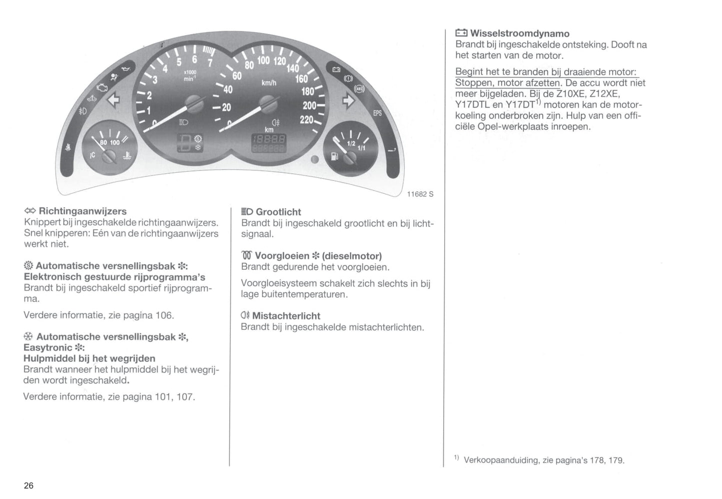 2000-2003 Opel Corsa Bedienungsanleitung | Niederländisch