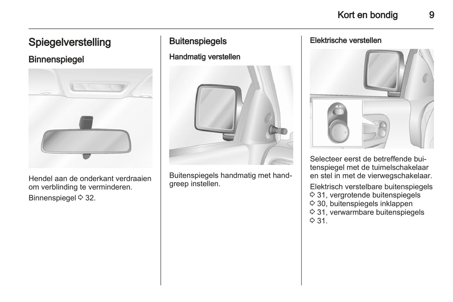2005-2011 Opel Combo Owner's Manual | Dutch