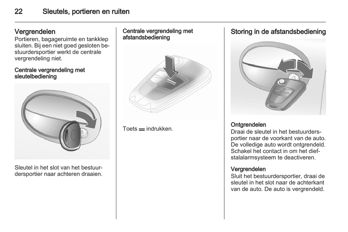 2005-2011 Opel Combo Owner's Manual | Dutch