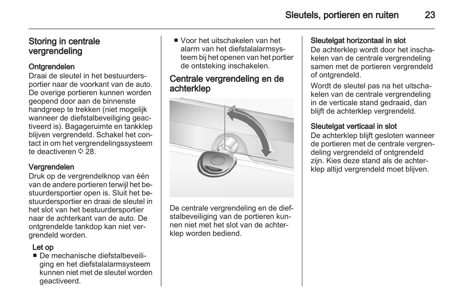 2005-2011 Opel Combo Owner's Manual | Dutch