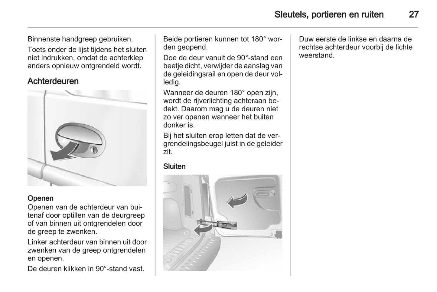 2005-2011 Opel Combo Owner's Manual | Dutch