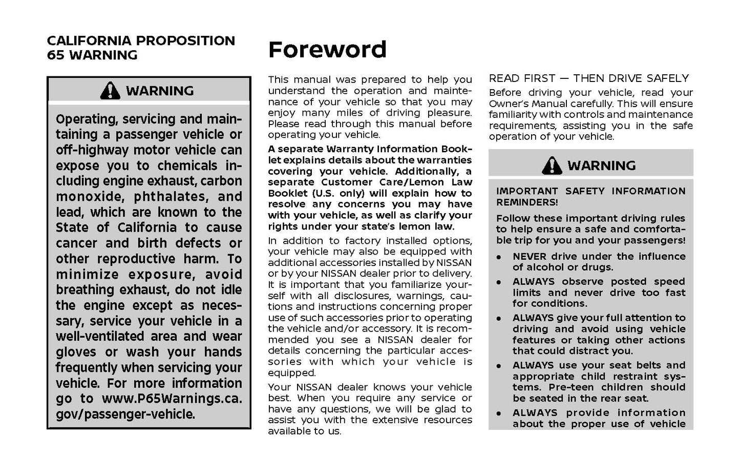 2021 Nissan Rogue Owner's Manual | English