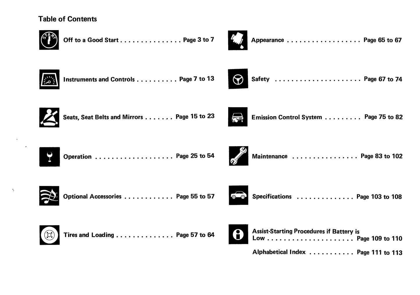 1989 Mitsubishi Montero Owner's Manual | English