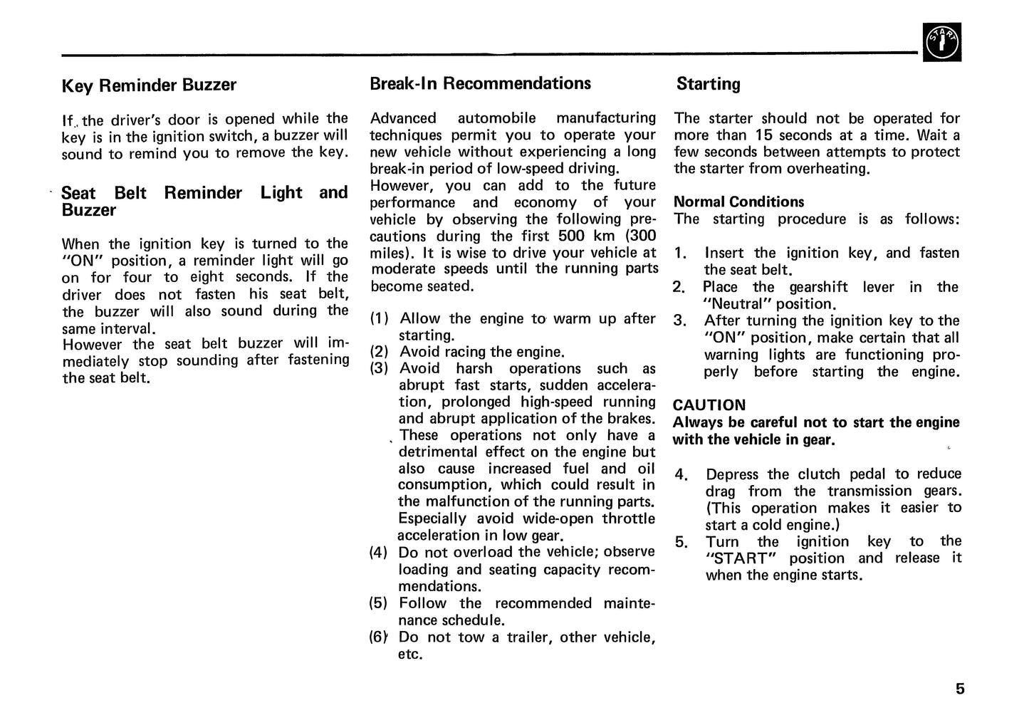 1989 Mitsubishi Montero Owner's Manual | English