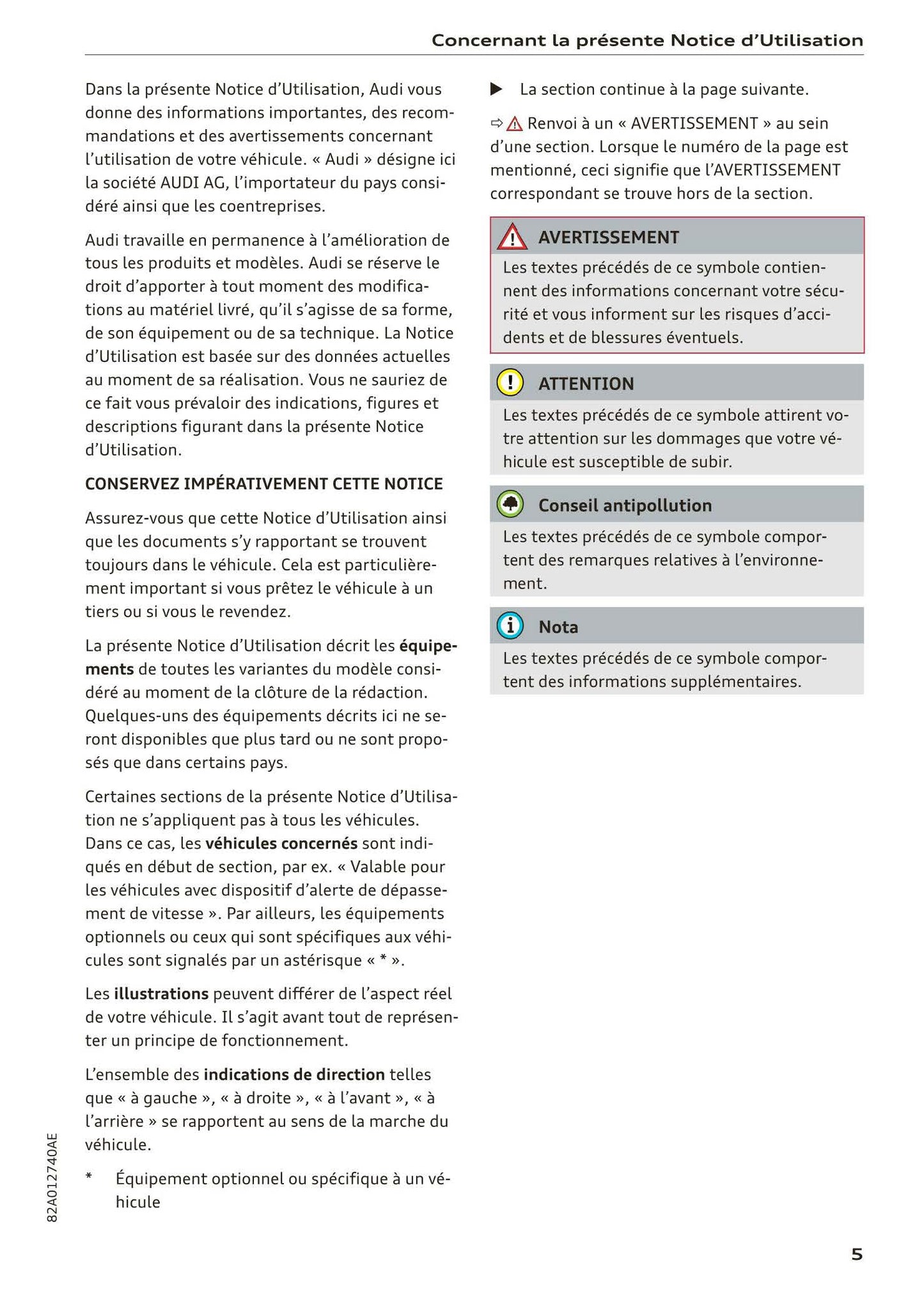 2018-2022 Audi A1 Sportback/A1 citycarver Owner's Manual | French