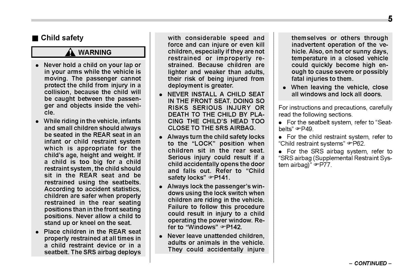 2021 Subaru Forester Bedienungsanleitung | Englisch