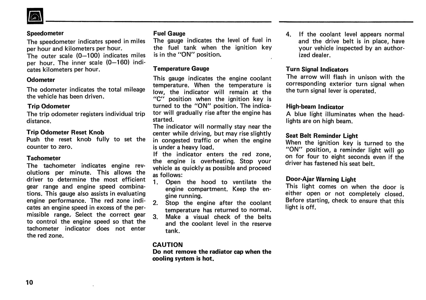 1989 Mitsubishi Montero Owner's Manual | English