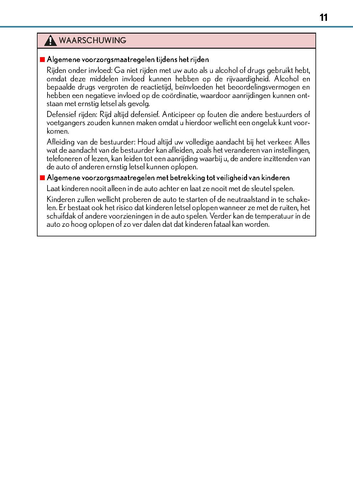 2018-2019 Lexus IS 300h Bedienungsanleitung | Niederländisch