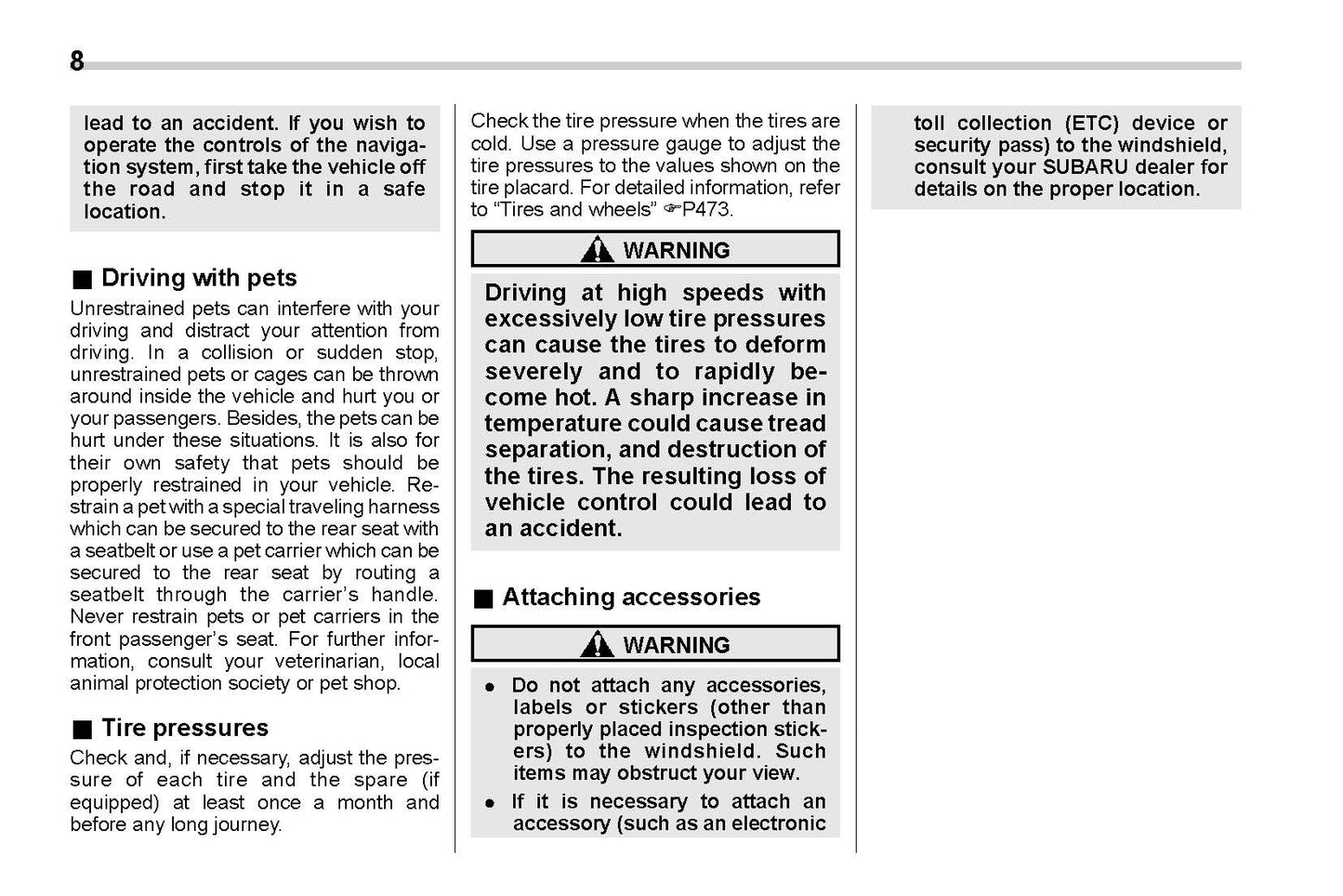 2021 Subaru Forester Bedienungsanleitung | Englisch