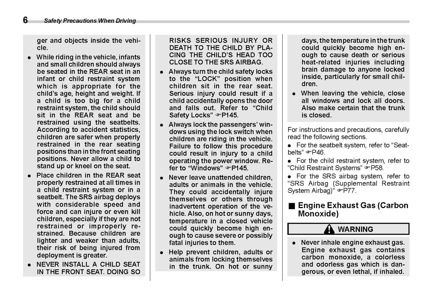 2022 Subaru Legacy/Outback Owner's Manual | English