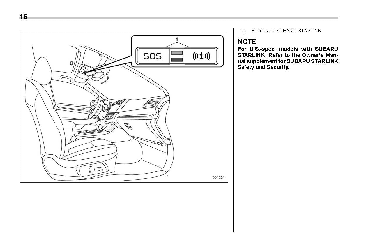 2019 Subaru Legacy/Outback Owner's Manual | English