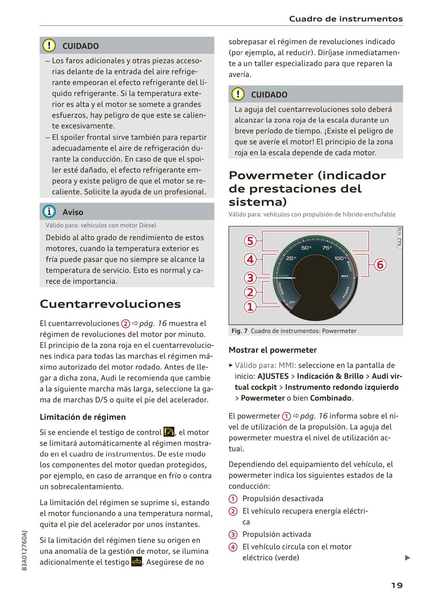 2018-2023 Audi Q3/Q3 Sportback/RS Q3/RS Q3 Sportback Owner's Manual | Spanish
