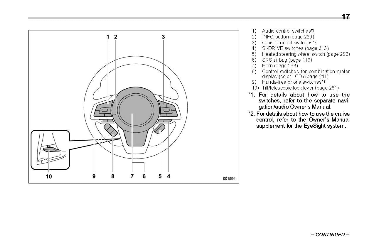 2020 Subaru Crosstrek Hybrid Owner's Manual | English