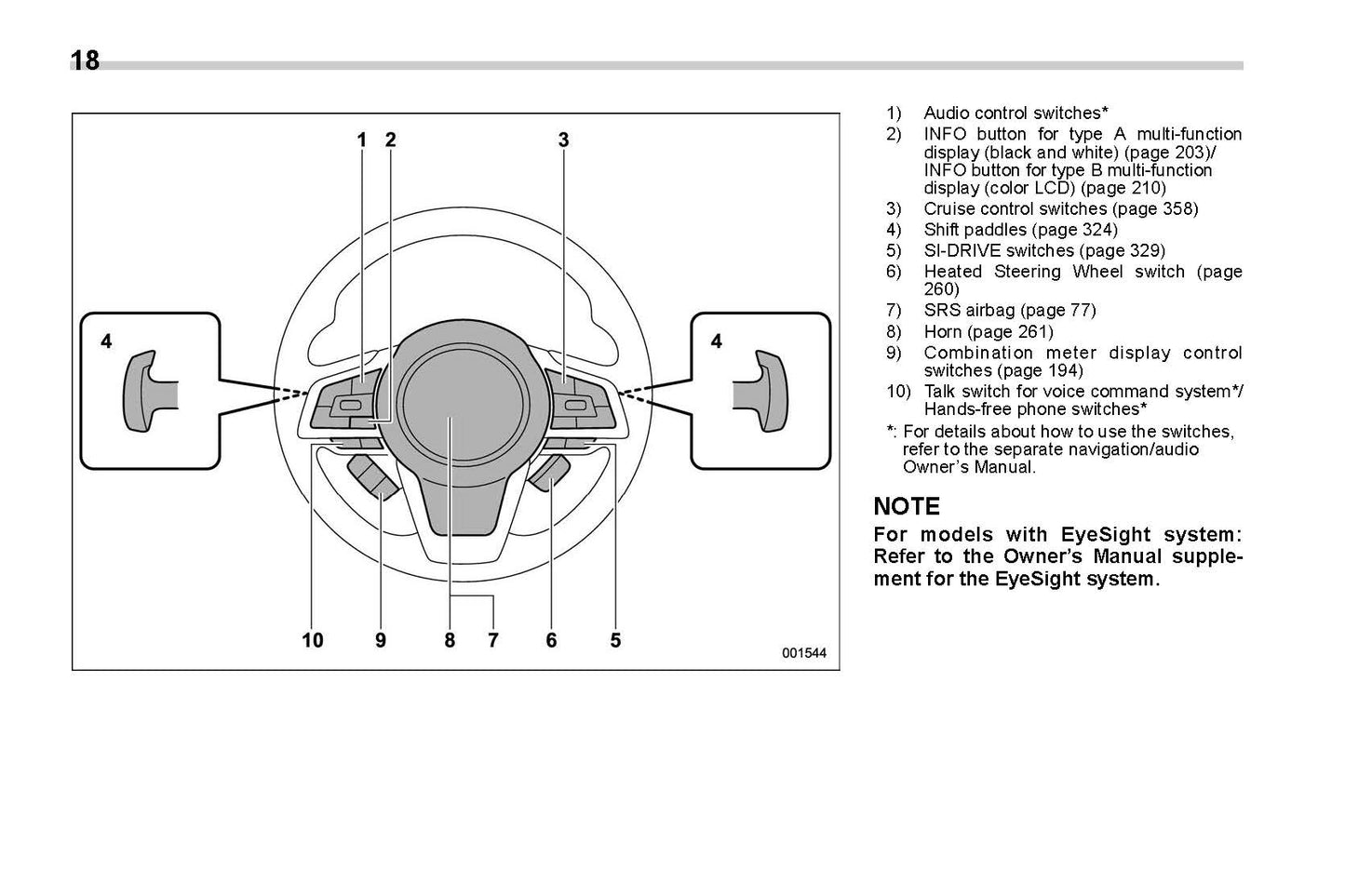 2021 Subaru Forester Bedienungsanleitung | Englisch