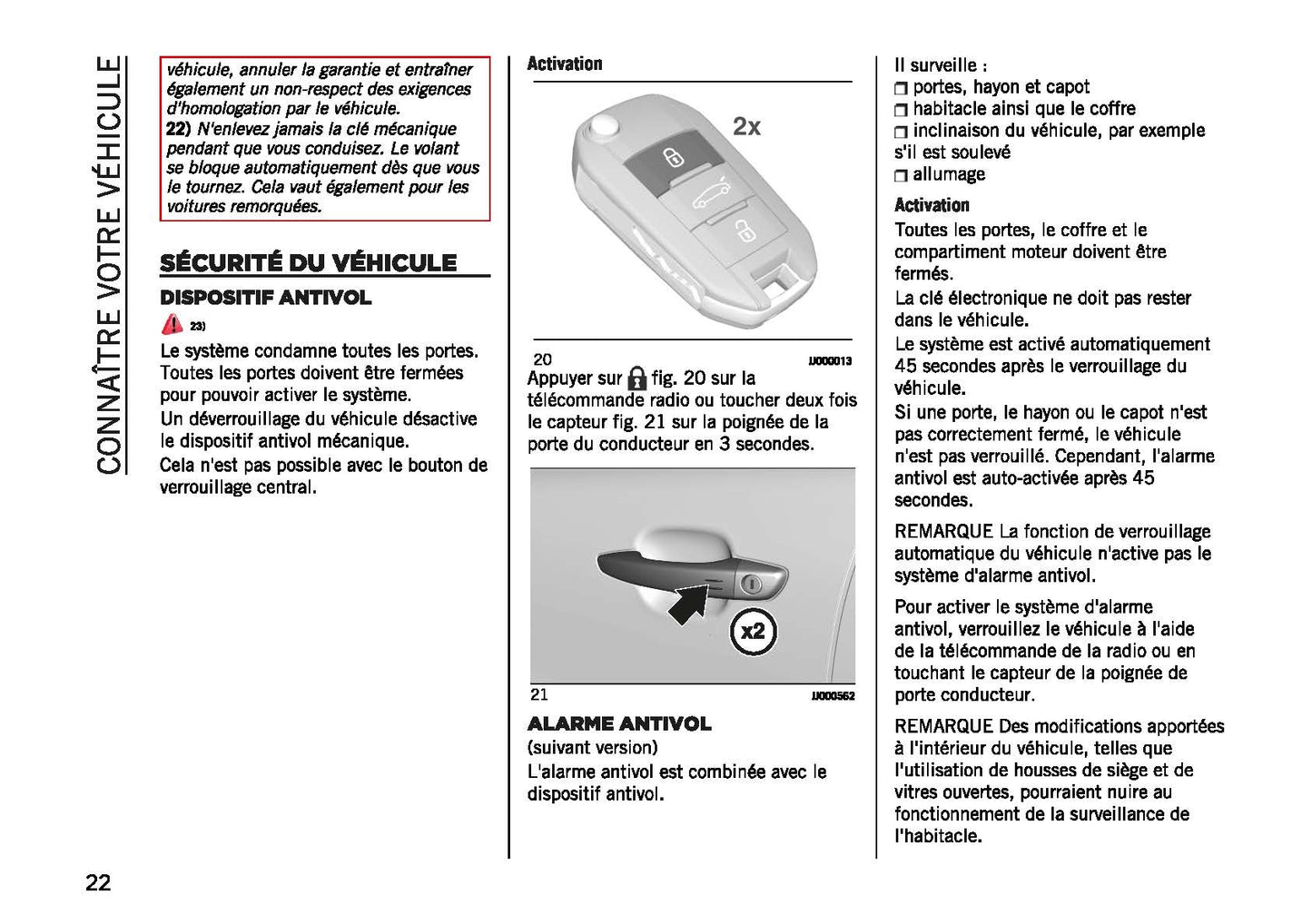 2023-2024 Jeep Avenger Owner's Manual | French