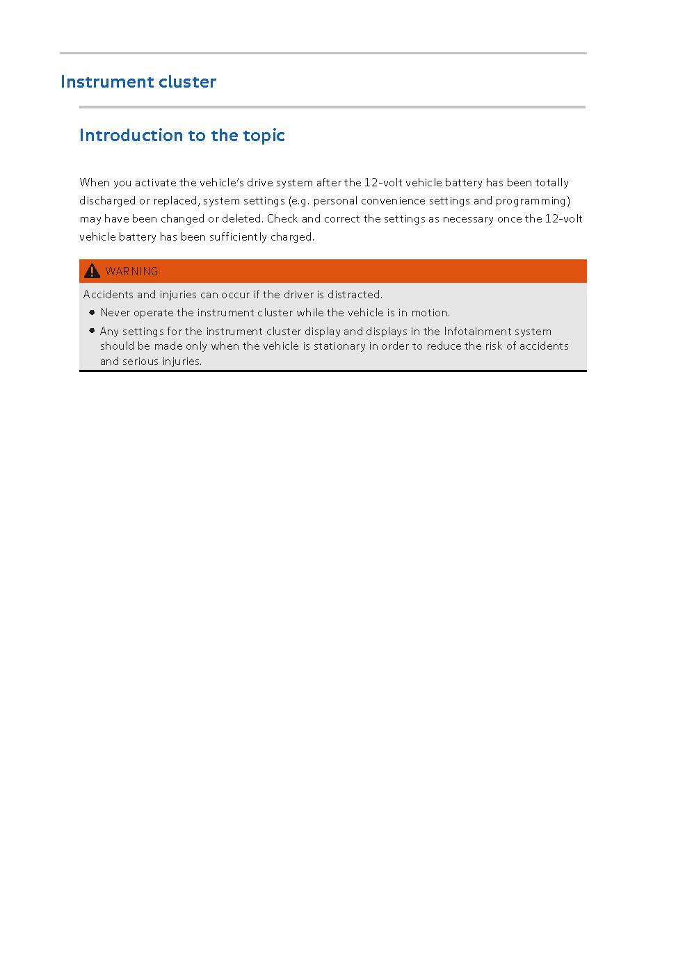 2020-2023 Volkswagen ID.3 Bedienungsanleitung | Englisch