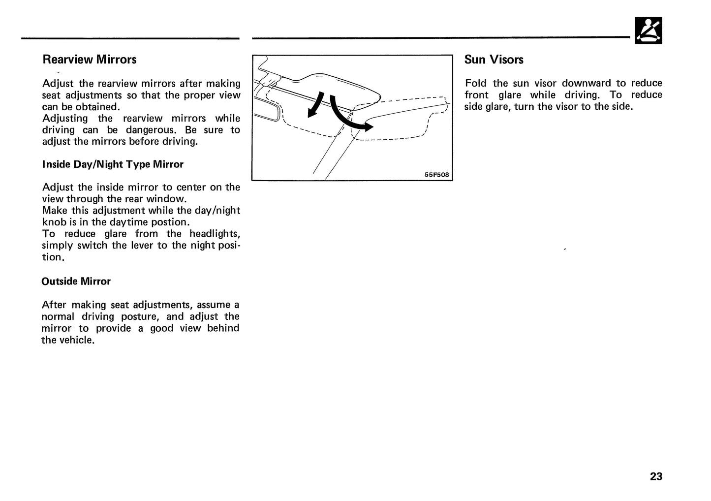 1989 Mitsubishi Montero Owner's Manual | English