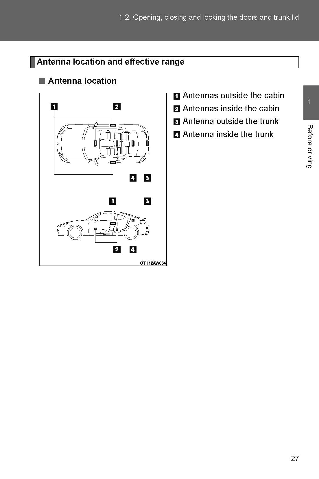 2018 Subaru BRZ Bedienungsanleitung | Englisch