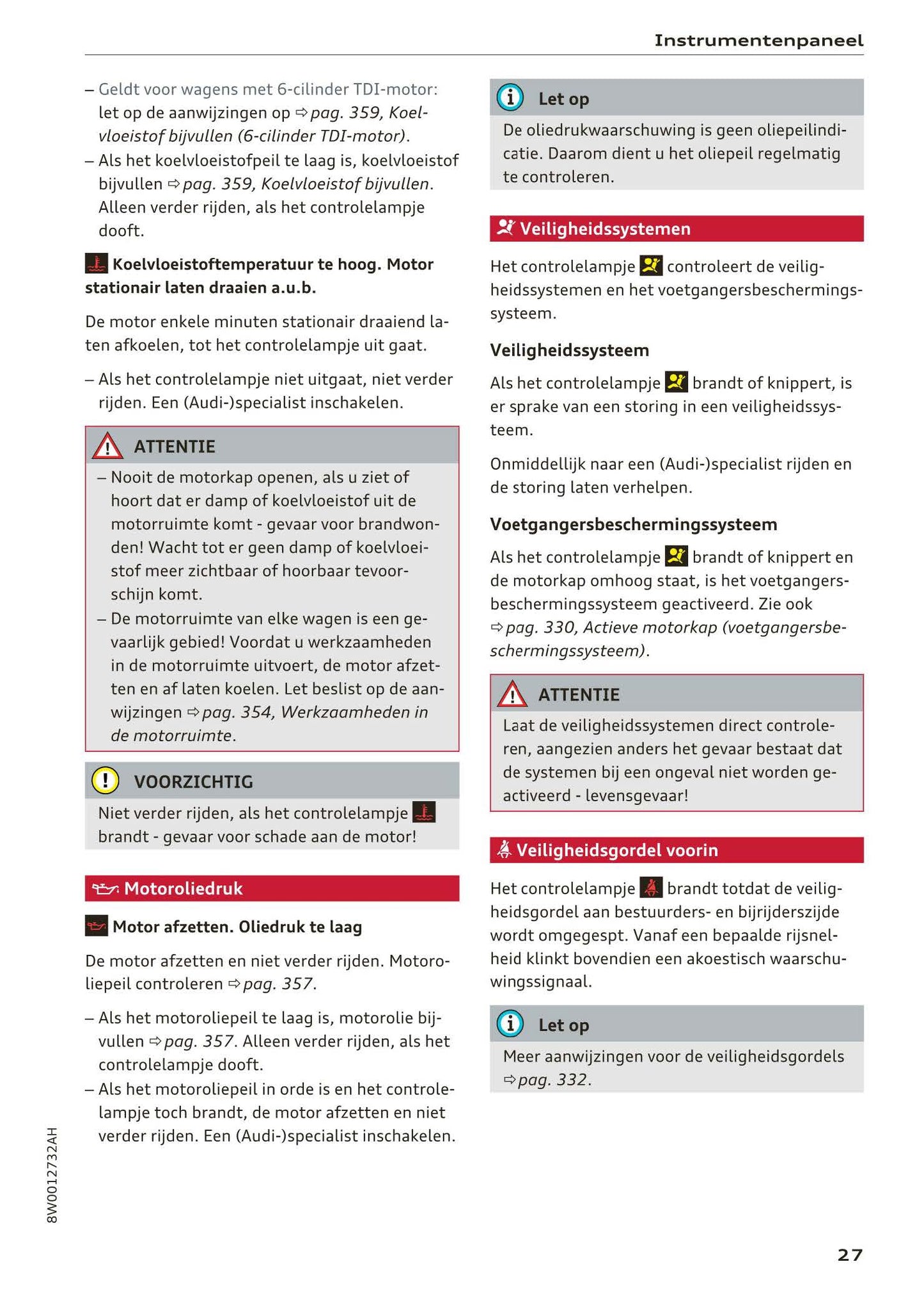 2018-2019 Audi A4/RS 4/S4 Owner's Manual | Dutch