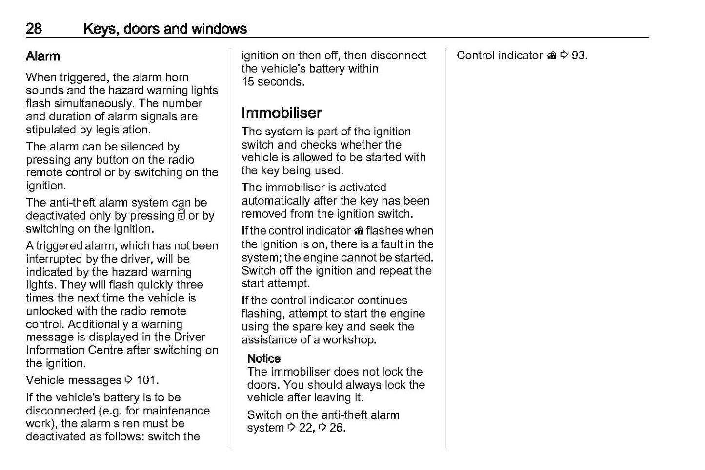 2016-2017 Vauxhall Cascade Owner's Manual | English