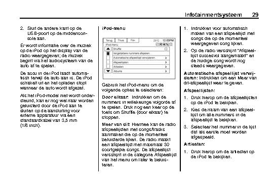 Chevrolet Camaro infotainmentsysteem 2014