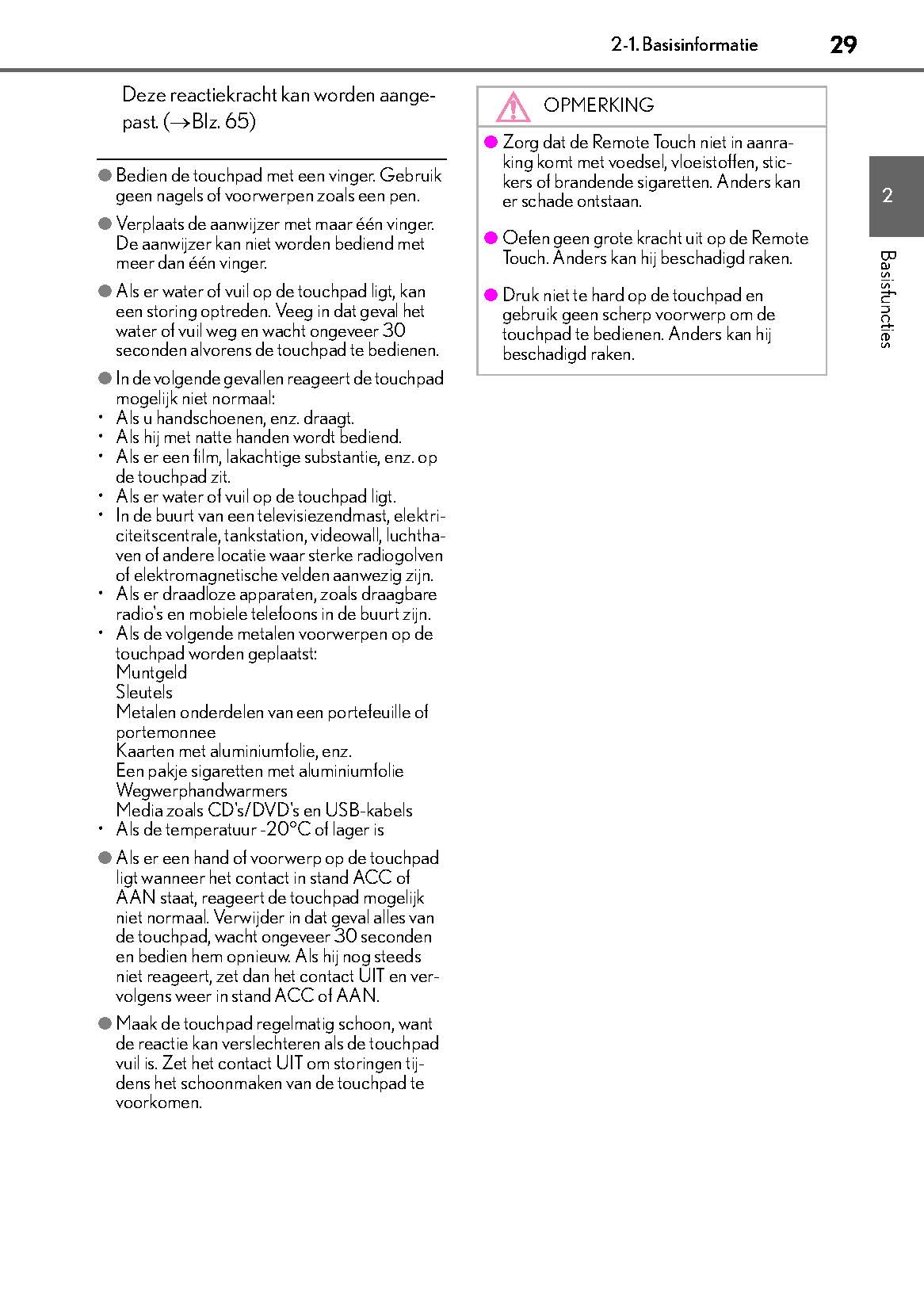 Lexus RC 300h Navigatie Systeem Handleiding 2018 - 2023