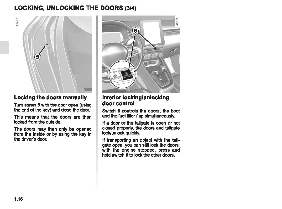 2021-2022 Renault Clio Bedienungsanleitung | Englisch