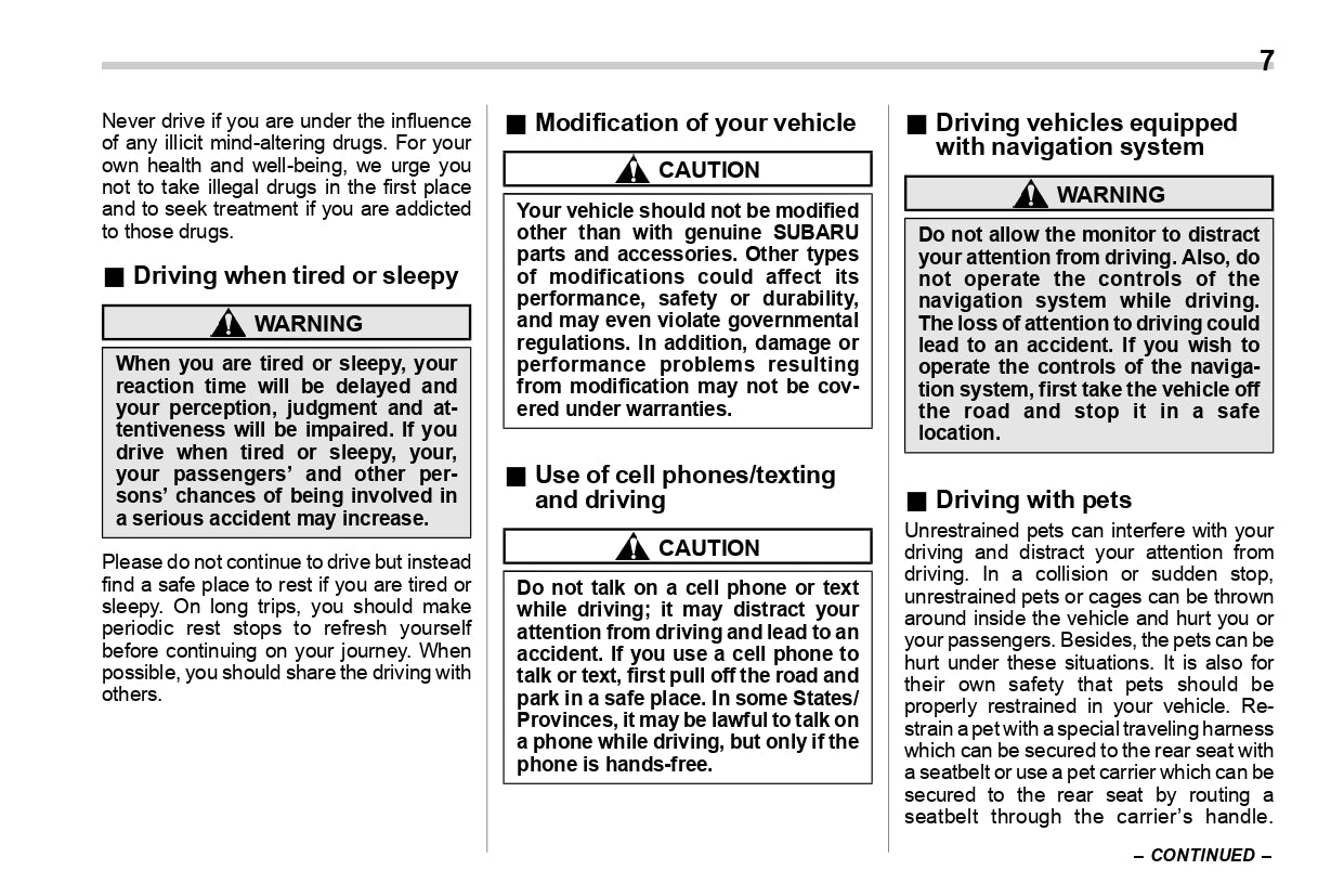 2019 Subaru Crosstrek Bedienungsanleitung | Englisch