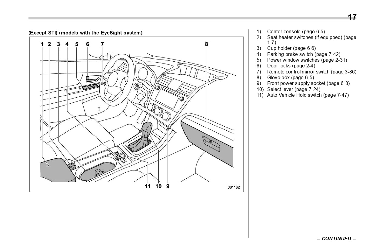 2021 Subaru WRX Bedienungsanleitung | Englisch
