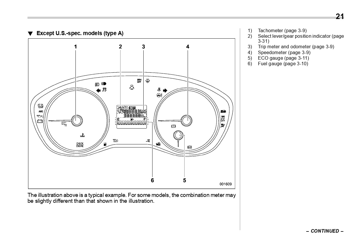 2020 Subaru Impreza Bedienungsanleitung | Englisch
