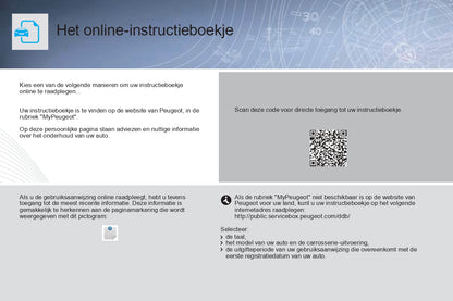 2015-2016 Peugeot 3008 Bedienungsanleitung | Niederländisch