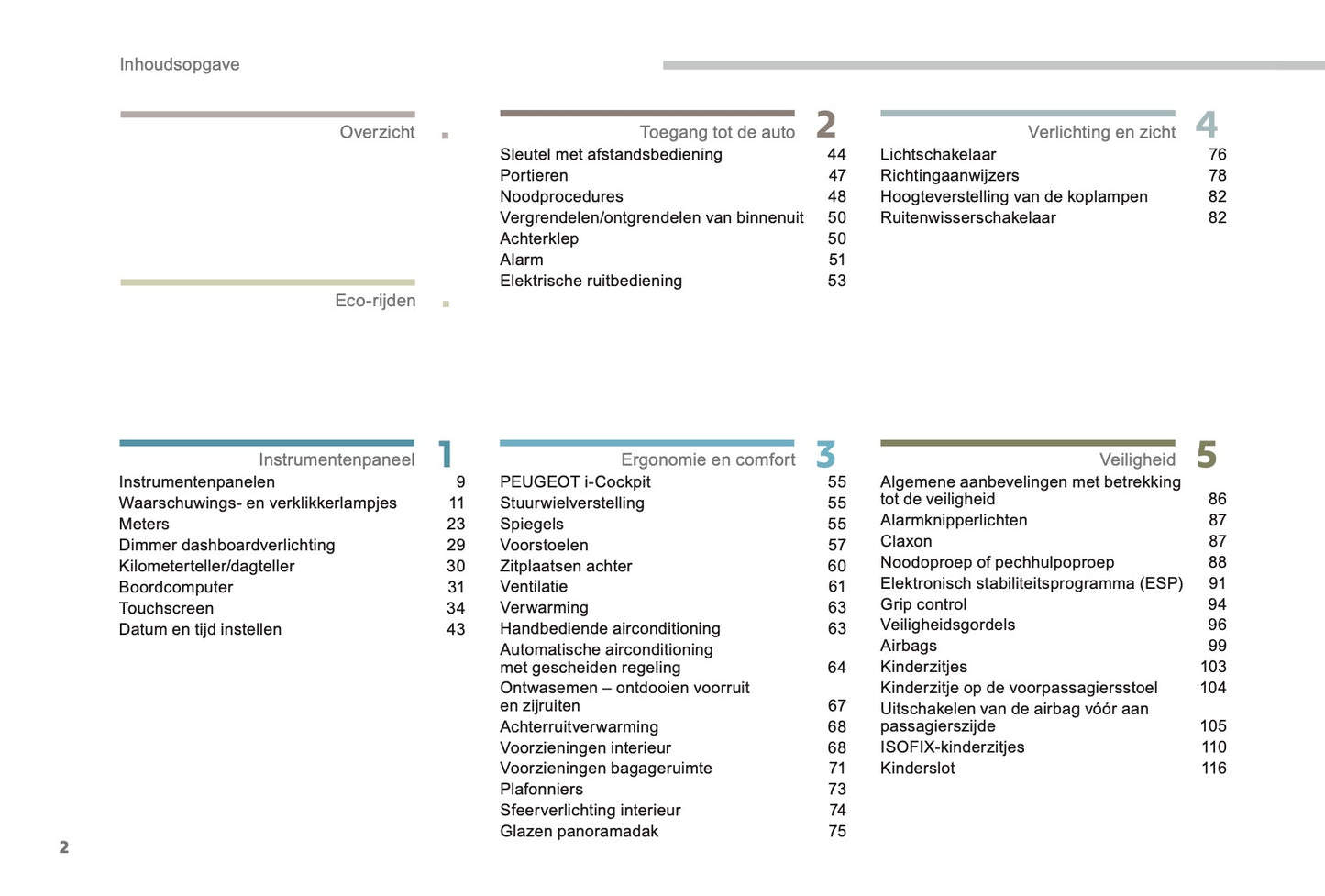 2017-2018 Peugeot 2008 Bedienungsanleitung | Niederländisch