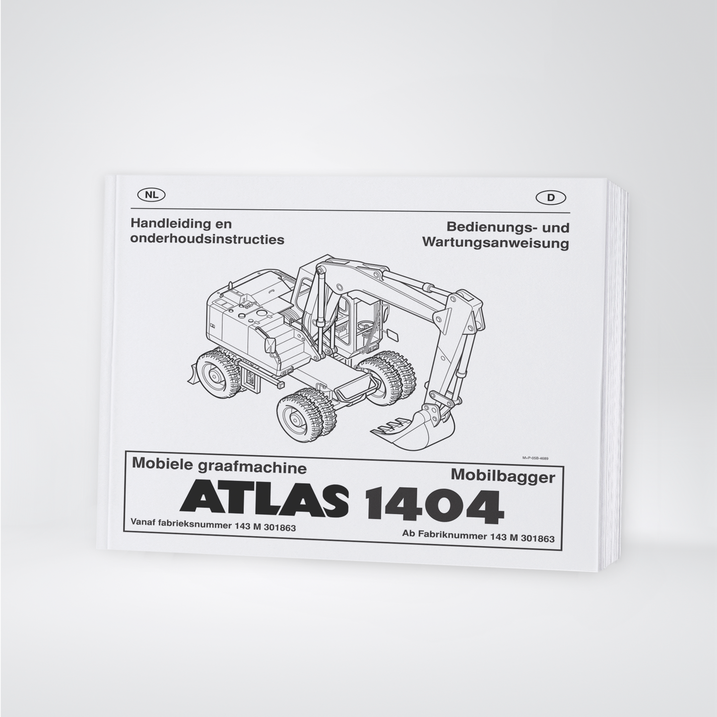 Atlas 1404 Owner's Manual | Dutch/German