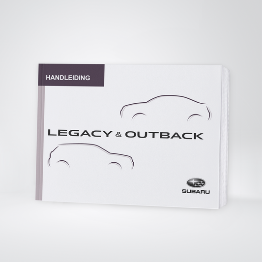 2019 Subaru Outback/Legacy Bedienungsanleitung | Niederländisch