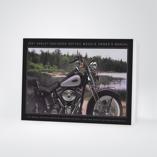 2001 Harley-Davidson Softail Bedienungsanleitung | Englisch