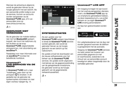 2017-2018 Abarth 500/595/695 Uconnect 5.0 Radio Infotainment Manual | Dutch