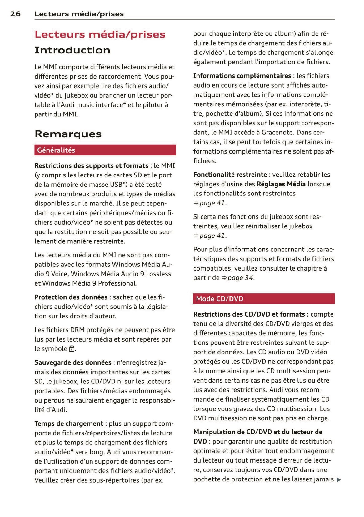 2013-2014 Audi MMI Navigation Plus Infotainment Manual | French