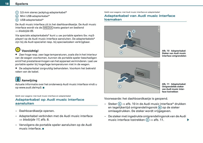 2008-2010 Audi MMI Navigation Plus Infotainment Manual | Dutch