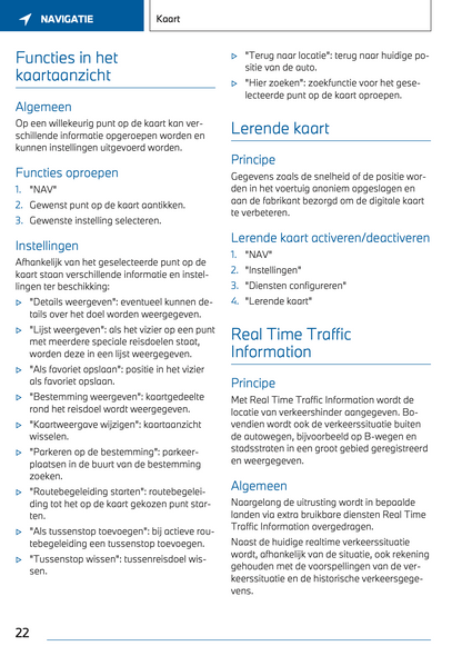 2022-2023 BMW i7 Infotainment Manual | Dutch